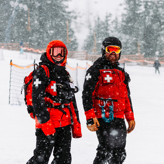 two red river ski patrol staff
